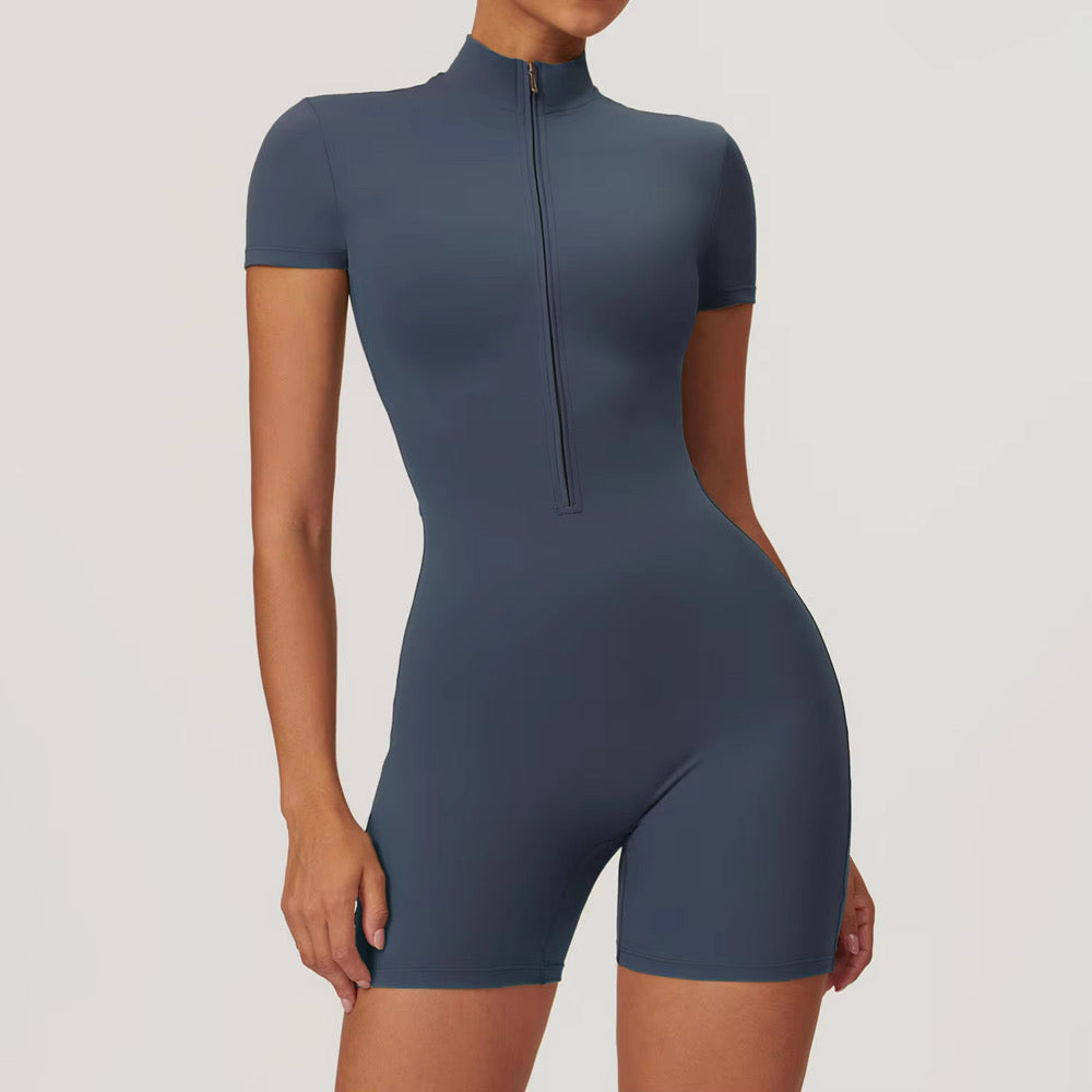 Sculpt Zip Shortie Jumpsuit