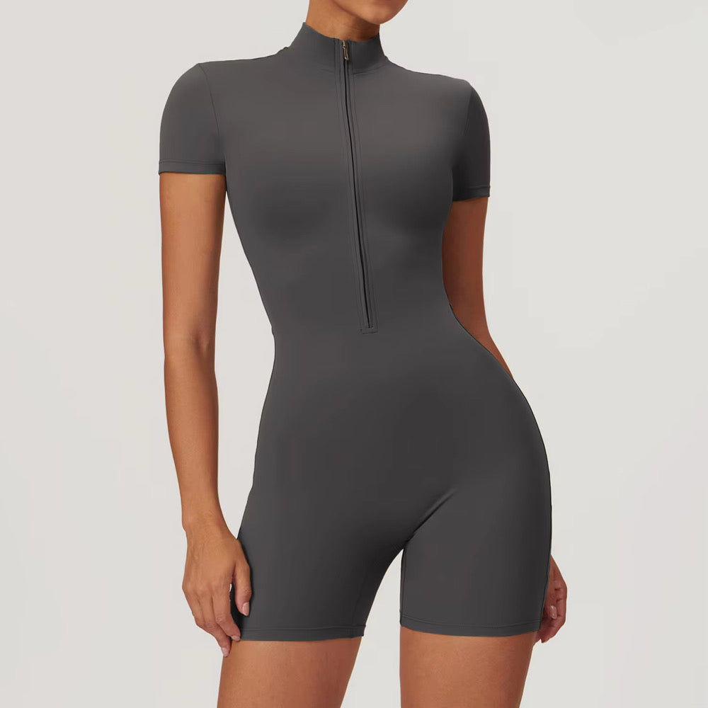 Sculpt Zip Shortie Jumpsuit