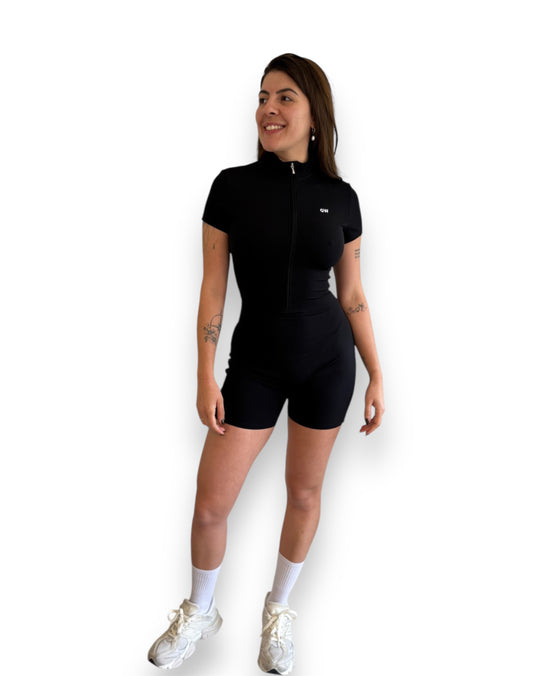 Sculpt Zip Shortie Jumpsuit