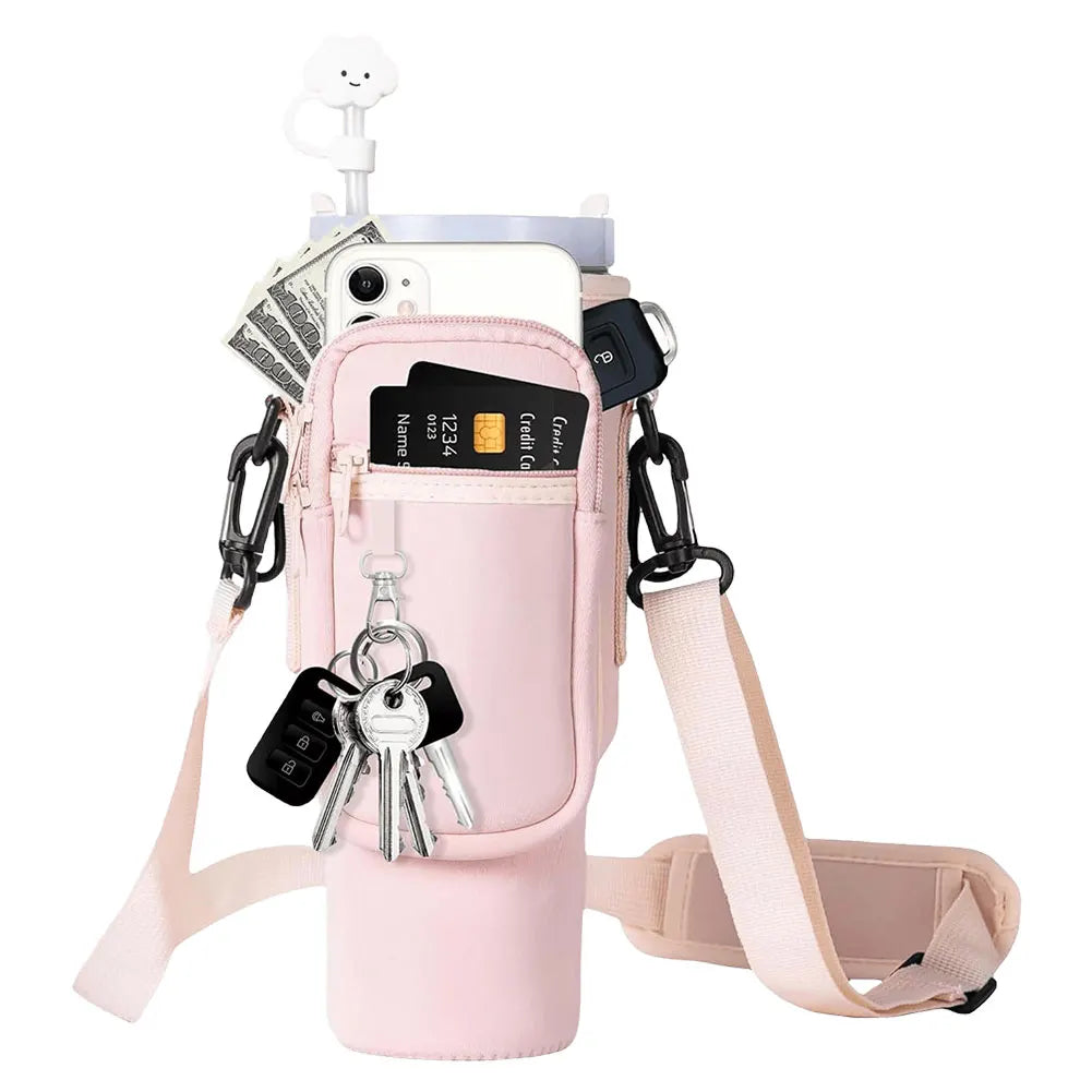 HydraGo Luxe – Carry Bag for Bottle, Phone & Essentials