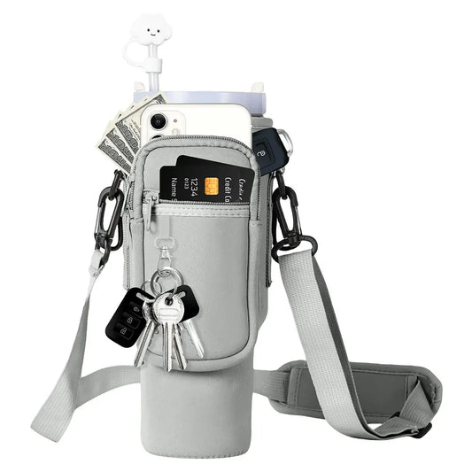 HydraGo Luxe – Carry Bag for Bottle, Phone & Essentials